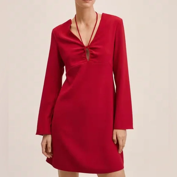 Mango Red Dress - Picture 7 of 10